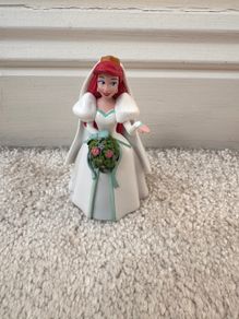 Disney's Little Mermaid Ariel Cake Topper Figure approx. 3.5 Used Please see photos
