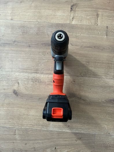 BLACK+DECKER 18V Cordless 37Nm Torque Drill Driver with LED Worklight, 1.5Ah Battery