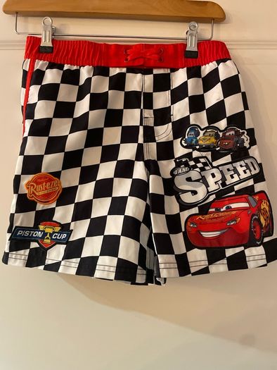 Disney Pixar Cars Shorts swimming trunks 7/8 y brand new
