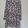 Gallery navy/gold print dress size UK 20 Image 8