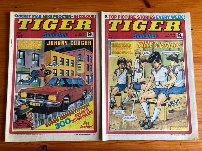 Comics: 'Tiger and Scorcher' 1979 (28 magazines)