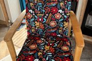 Newly upholstered armchair / orthopaedic chair