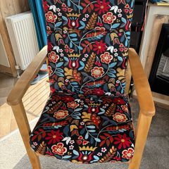 Newly upholstered armchair / orthopaedic chair