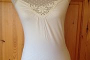 Size 8- 10 Cream Camisole Top
