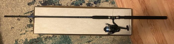 charter 340 fishing reel & power stick rod