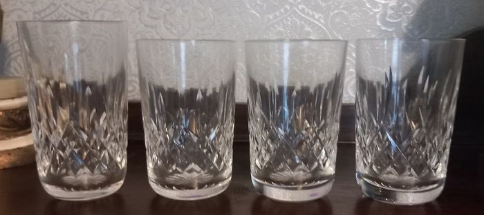 Waterford whiskey tumblers.