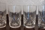 Waterford whiskey tumblers.