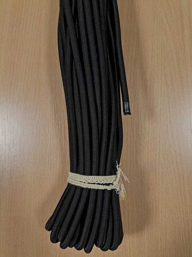 Elastic Shock Cord Bungee 6mm / 20m - Black