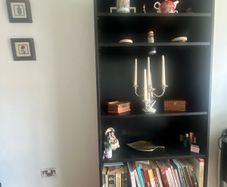 Tall Black Bookcase