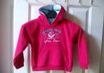 SALE!  Girls' Red Long Sleeve Hooded Fleece Jacket