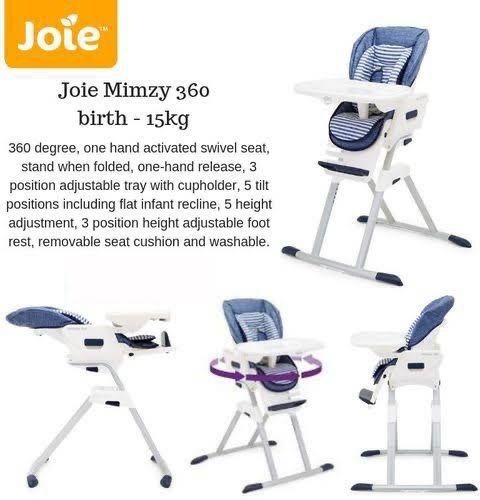 joie Mimzy high chair 360
