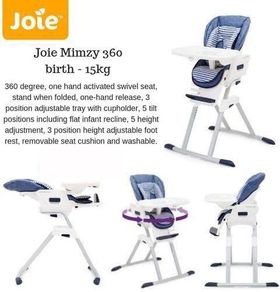 joie Mimzy high chair 360