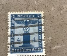 WW2 German stamp - Eagle and Swastika