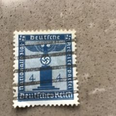 WW2 German stamp - Eagle and Swastika