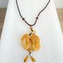 Yellow Jade Necklace Image 7
