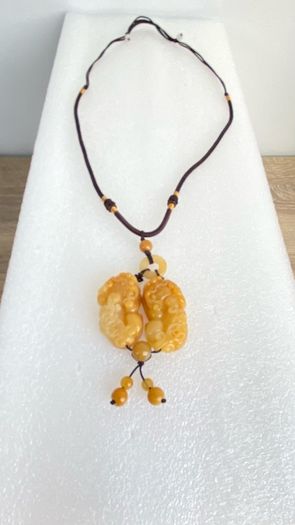 Yellow Jade Necklace