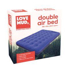 Double inflatable camping air bed.