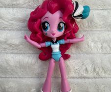 My Little Pony Pinkie Pie Equestria Girls Minis from Sweet Snacks Cafe approx. 13 cm. Used please see photos