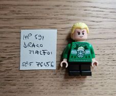 lego hp591 draco malfoi, set harry potter 76456