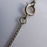 Vintage Black Onyx Sterling Silver 925 Pendant and Necklace length 19,5" - 9g Image 7