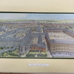 Trinity College Dublin 1780 unframed with mount