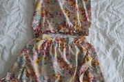 HM girls flower co ord set 10-11