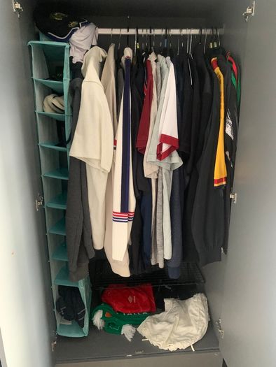 Grey wardrobe