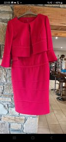 Veni Infantino ladies dress and jacket. Red Size 12