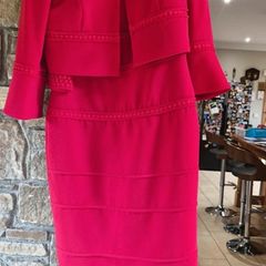 Veni Infantino ladies dress and jacket. Red Size 12