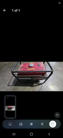 Honda generator