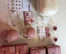 Momcozy M9 Double Wearable Breast Pump Bundle + Extras