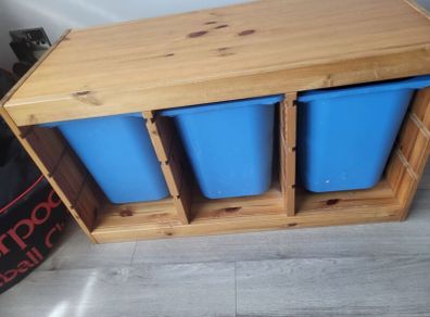 IKEA TROFAST storage combination with boxes