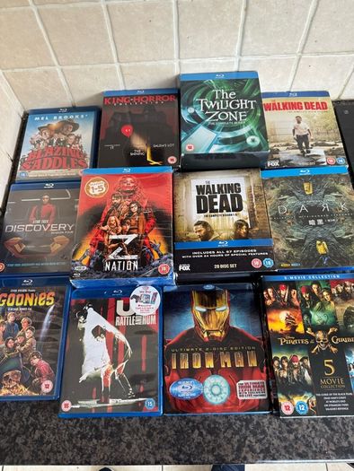 Blu-ray boxesets and movies