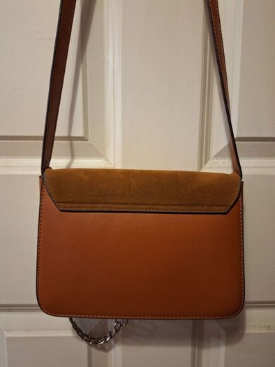 SALE! Small Brown Faux Leather Handbag