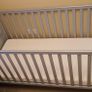 Nested Sorrento Baby Cot Grey with Mattress & Fisher Price butterfly dreams toy with Music/light Image 3