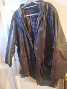 Sardar London leather coat