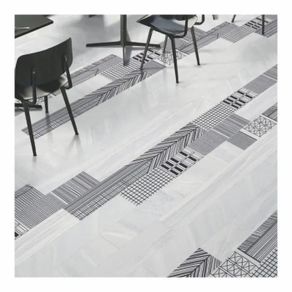 Geometric Decor Mix Porcelain Matt Tile 120x20cm