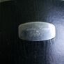 Vintage Black Leather Hip Flask Image 3
