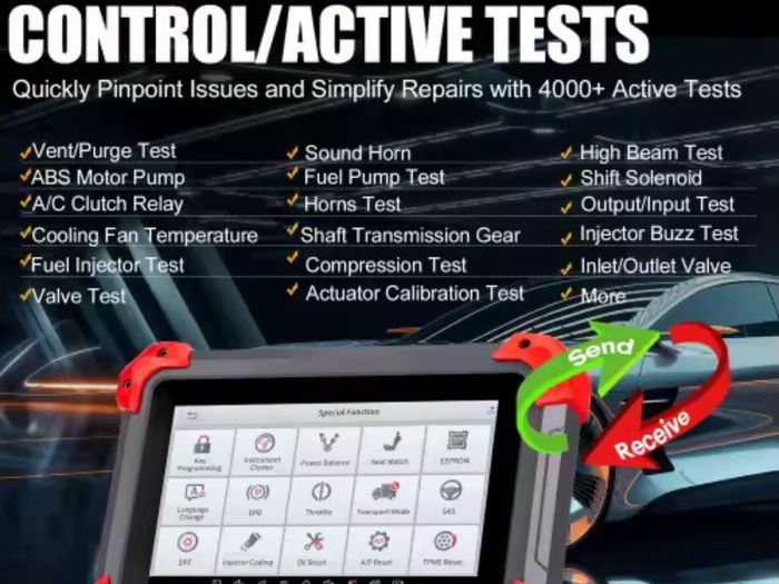 2025 Newest XTOOL D7 All Systems Car Diagnostic Tool Code Reader Key Programmer