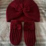 Girls hat and gloves Image 3