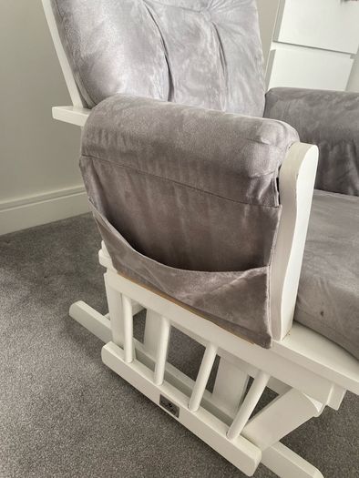 Babylo glider chair and footstool