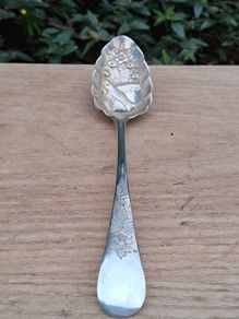 Peter & Ann Bateman Sterling Silver Berry Spoon 1797