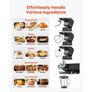 Stand Mixer, 7.8 L Electric Kitchen Mixer, 1500W Dough-Mixer, 6+P Speeds Tilt-head Food-Mixer with 1.5 L Blender Cup, Stainless Steel Bowl, Dough Hook, Whisk, Beater, for Baking, Mixing, Black Image 2
