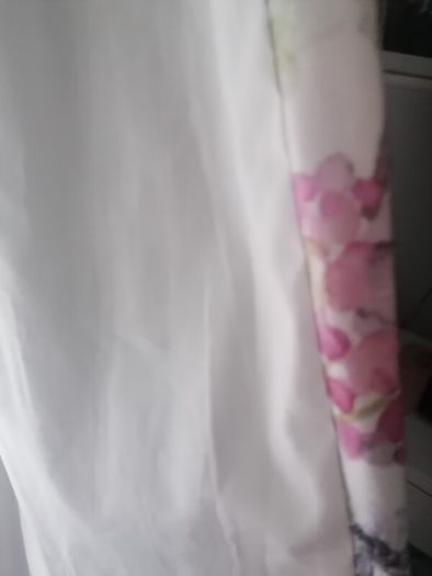 Pencil pleat floral curtains