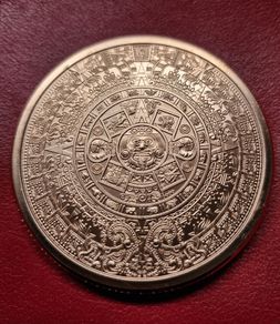 5 oz Aztec Calendar Copper Round