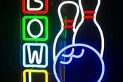 Bowl Neon Sign Bowling Room Neon Light Gaming Room Neon Sign Blue White Led Neon Sign for Wall Decor USB Light up Sign for Game Room Pool Room Bar Club Store Party Decor Gift for Boys Men (FREE POSTAGE)