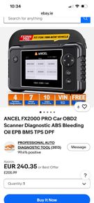 Ancel Fx2000 Pro Obd2 Scanner