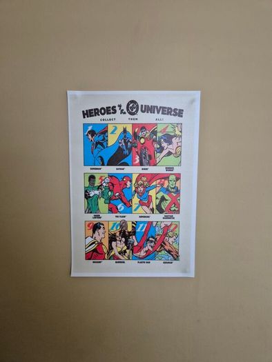 Collection of Comic Book Canvas Posters