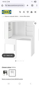 White Corner Desk