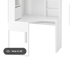 White Corner Desk